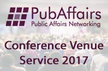 PubAffairs Conference Venue Service now available for 2017