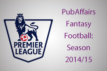 PubAffairs Fantasy Football League returns for 2014/15 Season