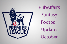 PubAffairs Fantasy Football League 2015/16: October Round-up