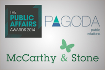 Pagoda PR and McCarthy & Stone combine for Public Affairs Awards glory