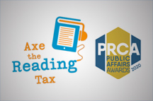 Award Showcase: Best In-House Consultancy Collaboration 2020 - Axe the Reading Tax Campaign