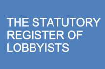 The Statutory Register of Consultant Lobbyists goes live