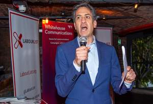 Ed Miliband MP at the LabourList Rally